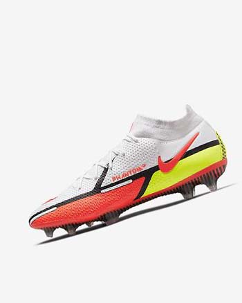 Nike Phantom GT2 Dynamic Fit Elite FG Blancos Rojos Claro | MX 1146